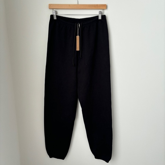 SKIMS COTTON FLEECE JOGGER ONYX Size M Medium NWT - Picture 6 of 6
